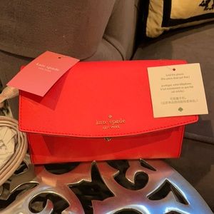 Kate Spade Laurel Way cross body wallet/iPhone holder